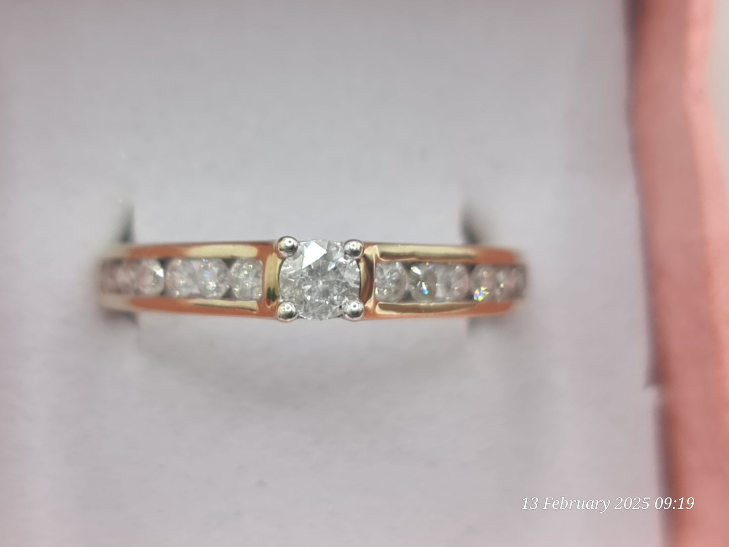 Pre-Owned 0.65 carat diamond 10k yellow gold solitaire ring