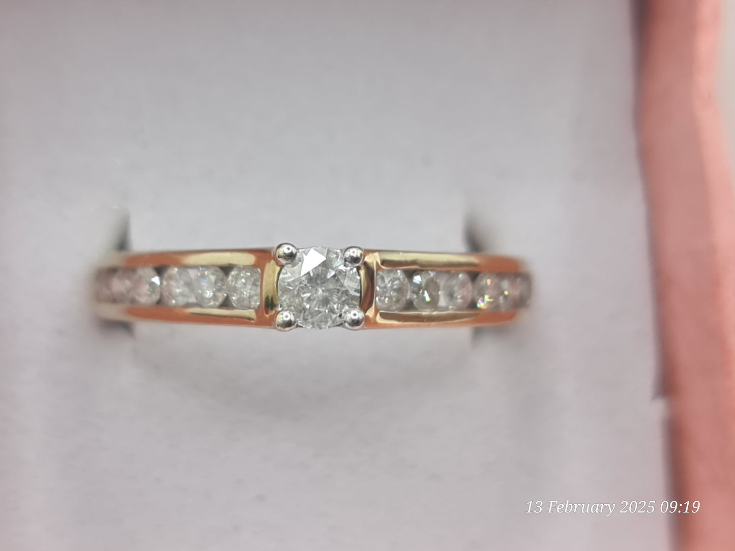 Pre-Owned 0.65 carat diamond 10k yellow gold solitaire ring
