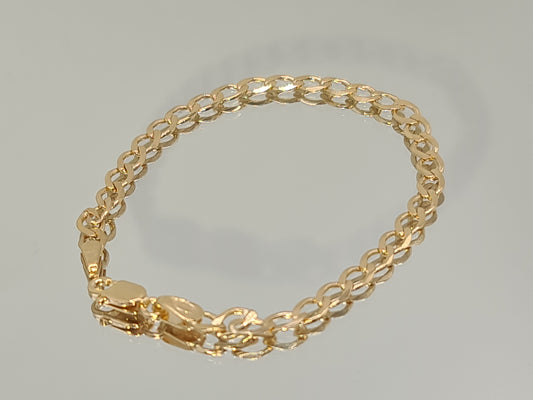 Brand new 9carat gold baby/ kids unisex curb bracelet