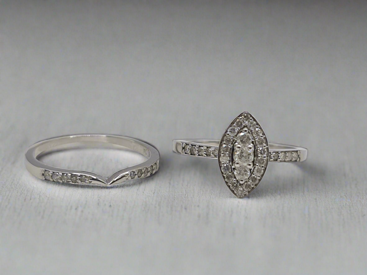 Brand New Bridal Diamond ring set